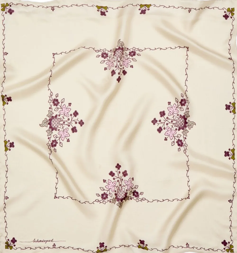 Becksöndergaard Brodaria Sia Scarf Birch white Best