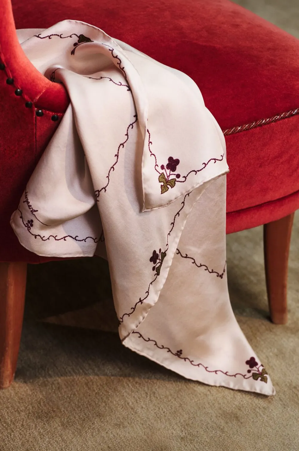 Becksöndergaard Brodaria Sia Scarf Birch white Best