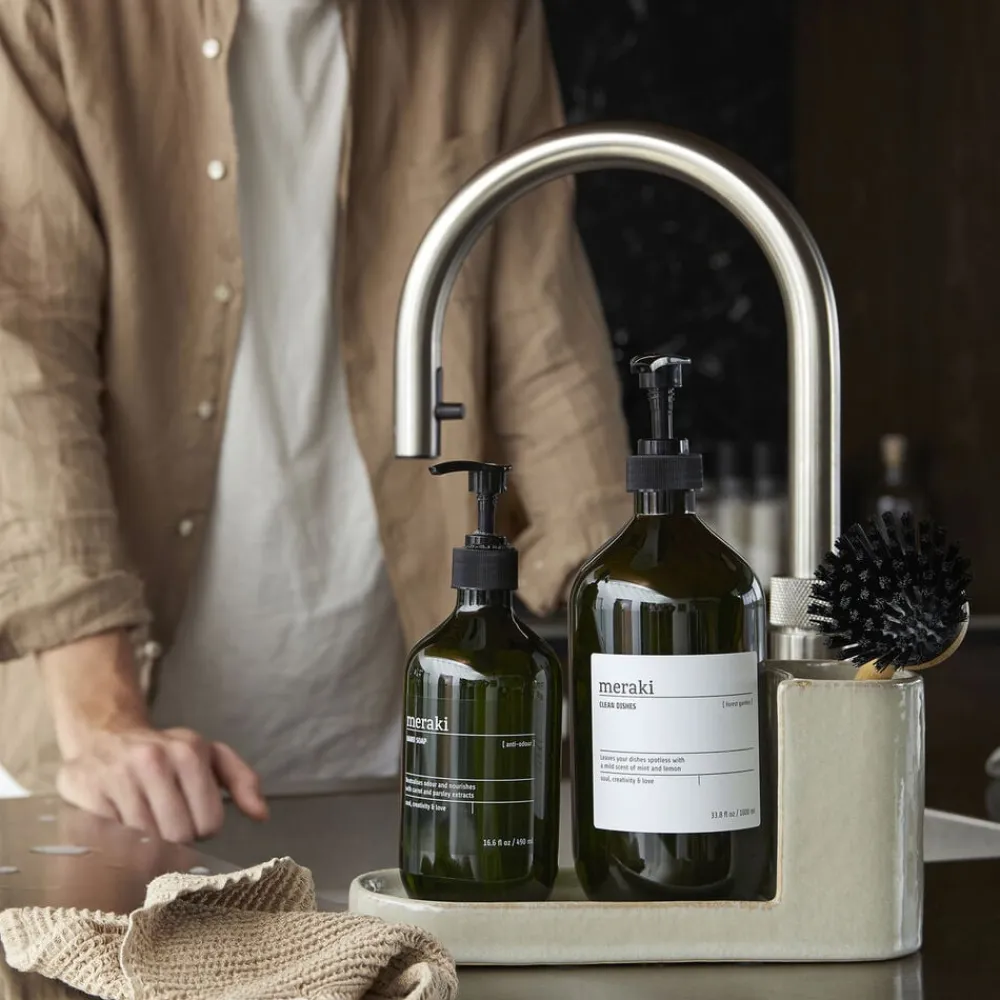 Børste- og sæbeholder, MKDatura, Shellish grey>Meraki Hot