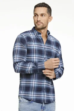 Brushed checked shirt L/S><noscript><img width=