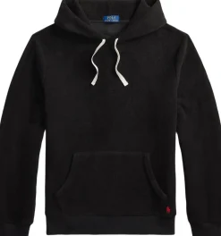 Polo Ralph Lauren Brushed Fleece Sleep Hoodie Sort Online
