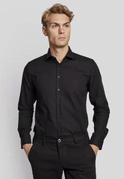 Bruun & Stengade BS Miles Slim Fit Shirt Sort New