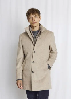 Bruun & Stengade BS Ontario Slim Fit Coat Light brown New