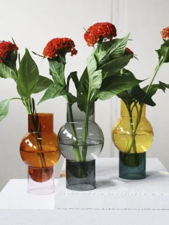 Studio About BUBBLE TUBE, LARGE, AMBER/ROSE, 90270A