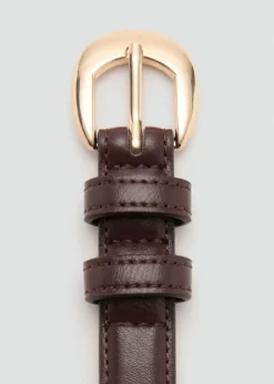 Dame MANGO Buckle skinny belt