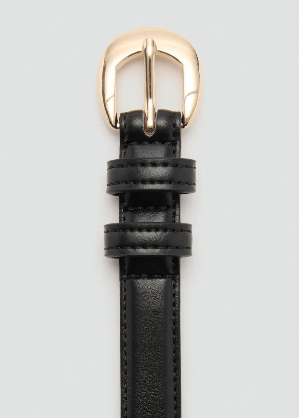 Dame MANGO Buckle skinny belt