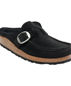 Birkenstock Buckley Suede Leather Narrow Black Outlet