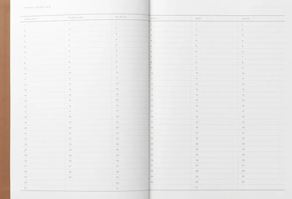 Business Notesbog med dagsplan og mødereferat, lys grå>Notem Outlet