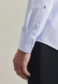 Business Shirt Slim Long sleeve Kent-Collar Stripes><noscript><img width=