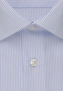 Business Shirt Slim Long sleeve Kent-Collar Stripes><noscript><img width=