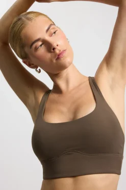 Rethinkit Studios Butter Soft Sports Bra Seinna Dark brown Online