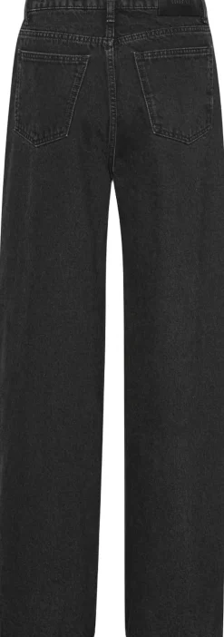 Dame ROTATE Birger Christensen BUTTON DETAIL WIDE JEANS