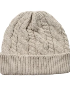 Magasin du Nord Collection Cable Hat Creme