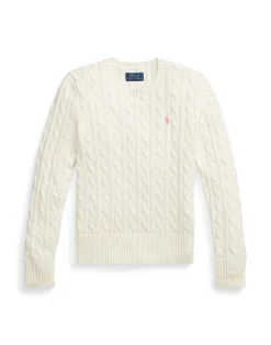 Cable-Knit Cotton Sweater Teens>Polo Ralph Lauren Discount