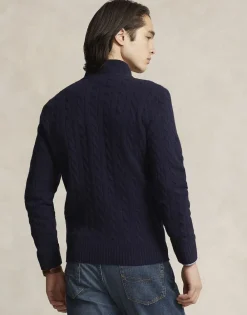Cable-Knit Wool-Cashmere Sweater><noscript><img width=