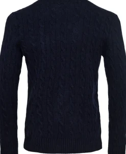 Cable-Knit Wool-Cashmere Sweater><noscript><img width=