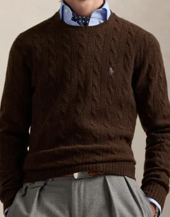 Polo Ralph Lauren Cable-Knit Wool-Cashmere Sweater