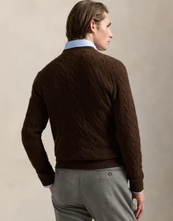 Polo Ralph Lauren Cable-Knit Wool-Cashmere Sweater