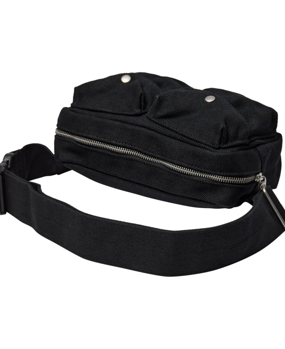 Magasin du Nord Collection Canvas bum bag - Organic Black