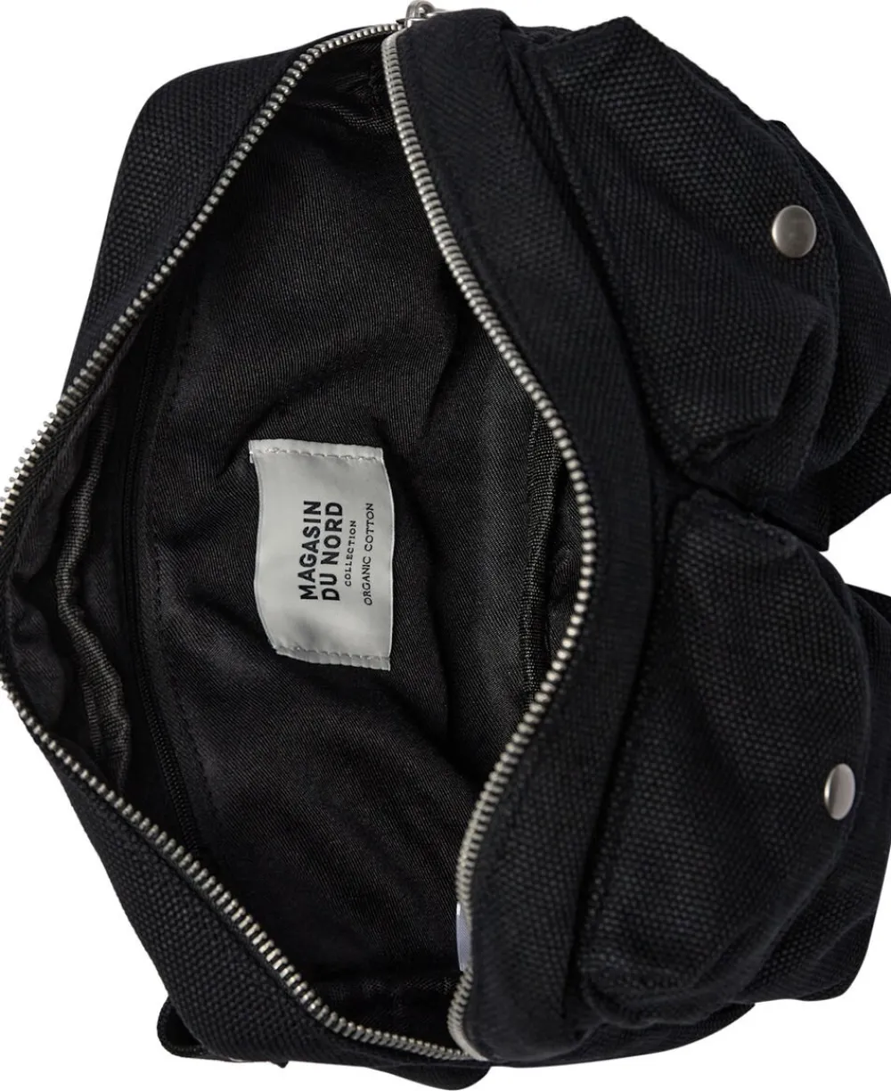 Magasin du Nord Collection Canvas bum bag - Organic Black