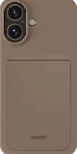 Card Holder Silicone, Magsafe Compatible Mocha Brown>HoldIt Best