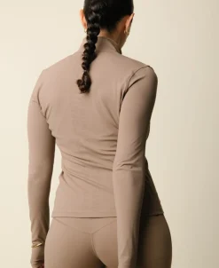 Dame Cartel Copenhagen Cartel x Align by Blume contour zip jacket - Hazel