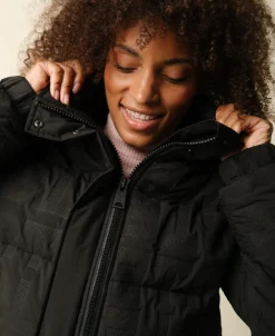 Cartel Copenhagen Cartel x Align by Blume puffer bomber jacket - Nero Sort New