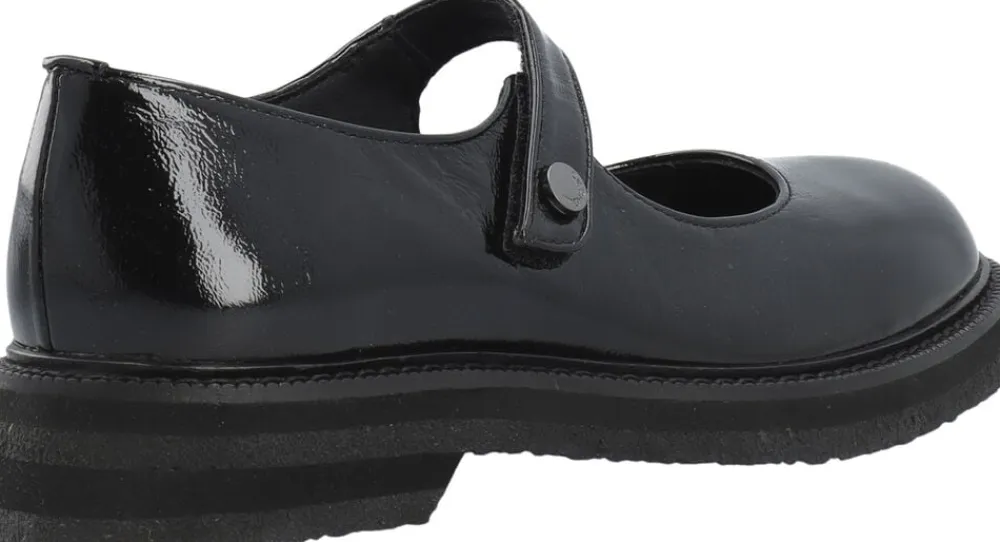 Cashott CASBETTY Mary Jane Patent Leather Black Hot