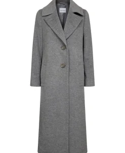 Cashmere Coat W - Clareta Long>Sand Clearance