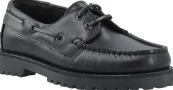 Dame Cashott CASLENA Boat Shoe Pull Up Leather