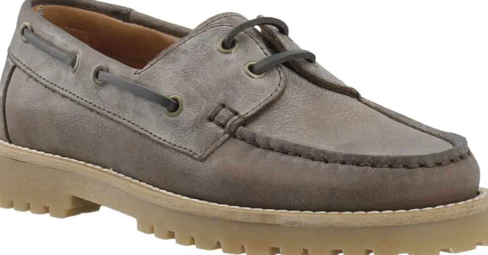 Dame Cashott CASLENA Boat Shoe Pull Up Leather