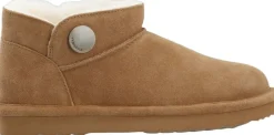 Cashott CASSIA Warm Pull Boot Suede Tan Hot