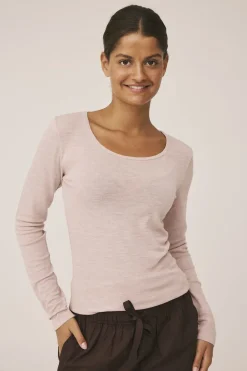 Magasin du Nord Collection Celia 3 - 100% RWS Merino Wool Rose melange Discount