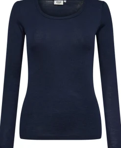 Magasin du Nord Collection Celia 3 - 100% RWS Merino Wool Navy Best