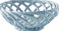 OCTAEVO CERAMIC BASKET SICILIA SMALL LIGHT BLUE Sale