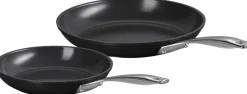 Le Creuset Ceramic Stegepande sæt 24+28cm