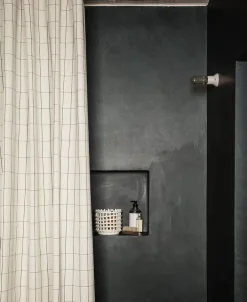 Ferm Living Chambray Shower Curtain - Grid Discount