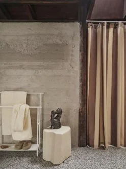 Ferm Living Chambray Shower Curtain - Carob Bro