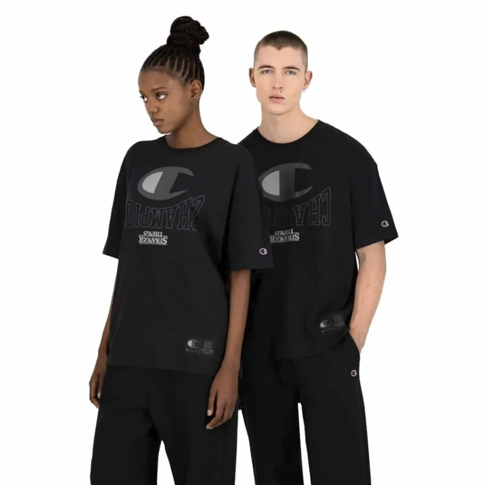 X Stranger Things Logo T-shirt>Champion Discount
