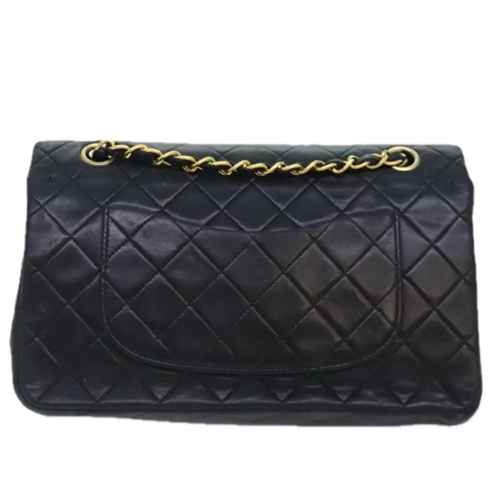 Chanel Vintage Chanel Flap Bag Black Best