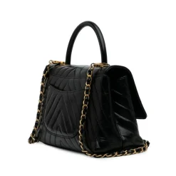 Chanel Vintage Chanel Handbag Black Hot