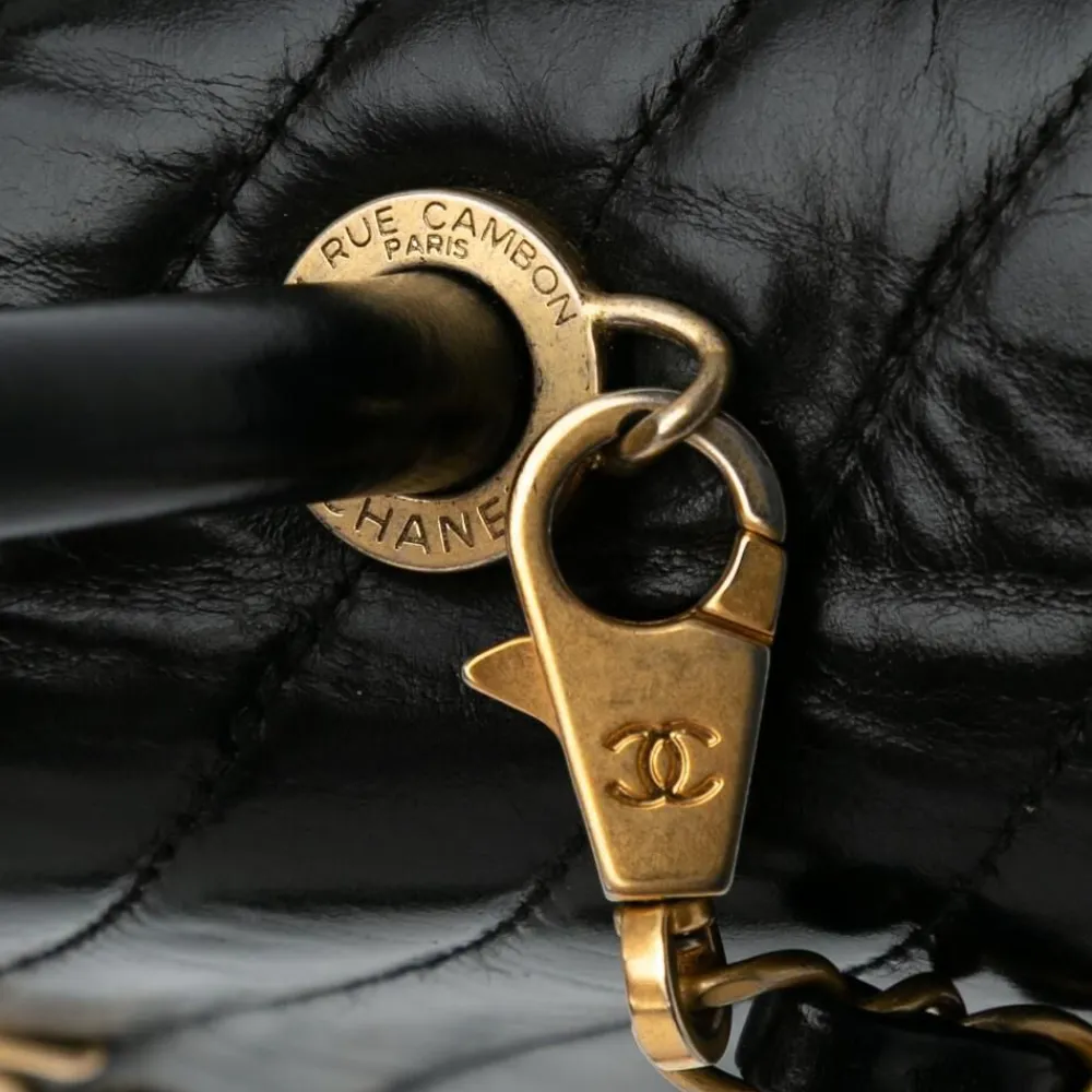 Chanel Vintage Chanel Handbag Black Hot
