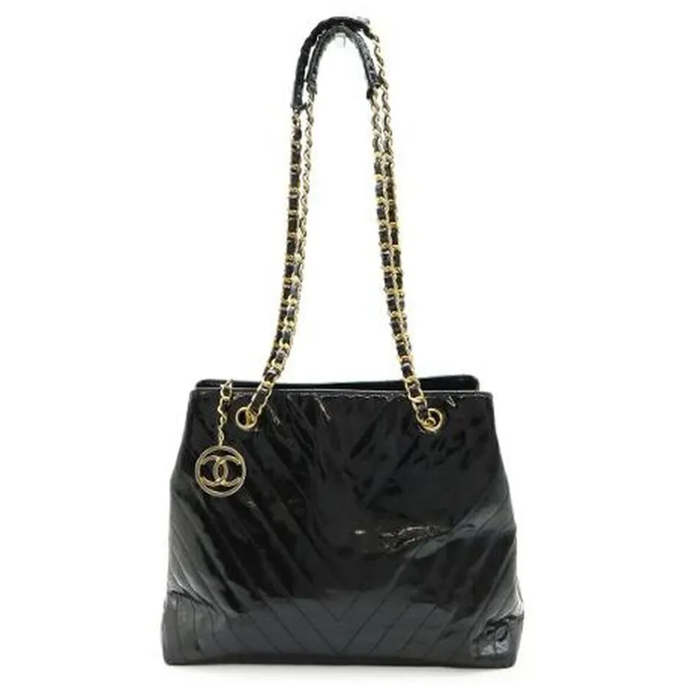 Chanel Vintage Chanel Shoulder Bag Black Best