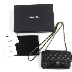 Chanel Vintage Chanel Shoulder Bag Black Clearance