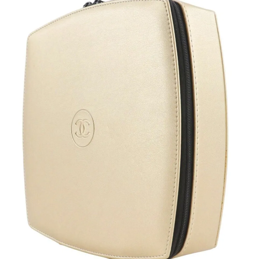 Chanel Vintage Chanel Vanity Gold Discount