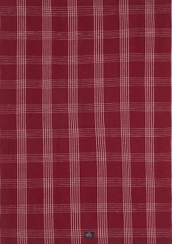 Lexington Checked Linen/Cotton Kitchen Towel New