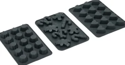 Chokoladeform 3 dele Grå Silikone>Blomsterberg Online