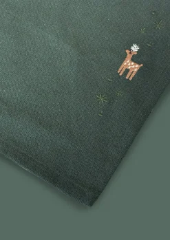 Juna Christmas Fable Dækkeserviet Rensdyr 49x32 cm grøn Sale