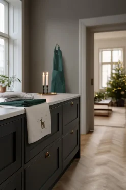 Christmas Fable Forklæde one size grøn><noscript><img width=