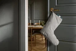 Juna Christmas Fable Julestrømpe H45 sand